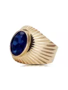 Ring Vintage Sapphire Original Vintage 14K Rose Gold vrc127r